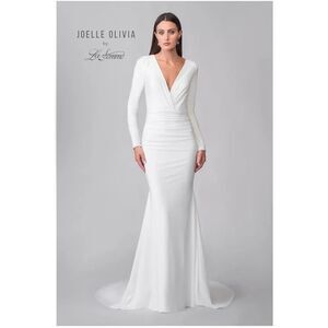 Joelle Olivia bridal dress  long sleeve 14